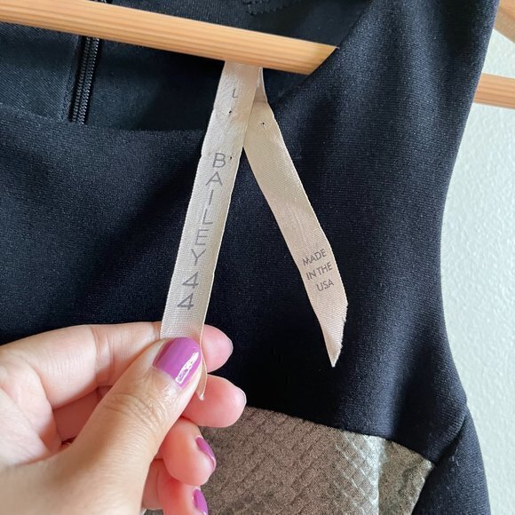 ANTHROPOLOGIE BAILEY 44 Python Embossed Bodycon Dress Womens Size L Slee… - Picture 5 of 10